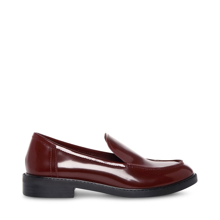 Burgundy Steve Madden Larusso Women\'s Loafers | PH 7321J16X